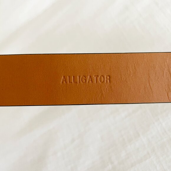 Brand new Ralph Lauren Purple Label Alligator belt XS Made in Italy - Picture 4 of 12